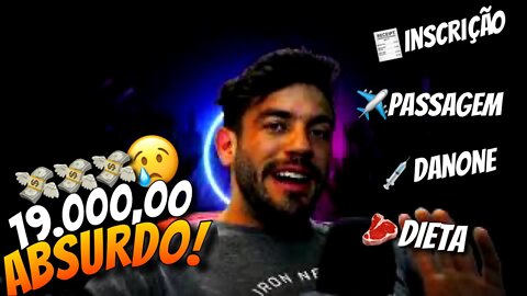 QUANTO CUSTA PARA COMPETIR MENS PHYSIQUE?!