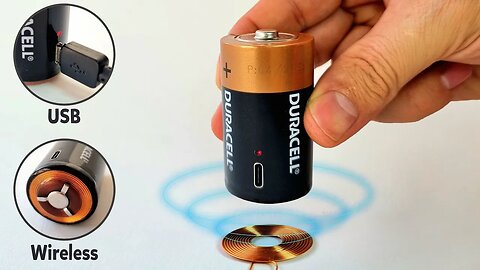 How to Make Rechargeable D Size 1.5V Battery - DIY Rechargeable 1.5v Battery