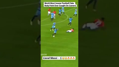 Lionel Messi Most Insane Football Fake Body Feint Ever Caught On Camera #shorts #football #messi