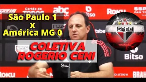 COLETIVA ROGÉRIO CENI | AO VIVO | São Paulo 1 x 0 América MG - Copa do Brasil 2022