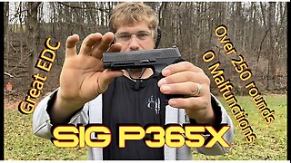 Sig Sauer P365X, Over 250 Rounds, 100% Reliable #EDC #CCW #365