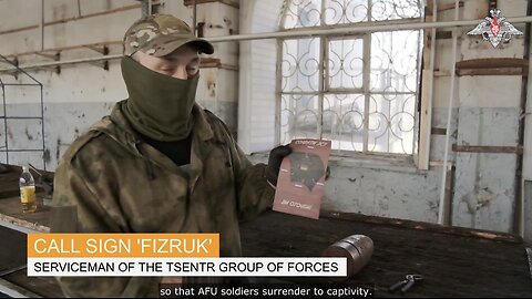 SURRENDER OR DIE - special propaganda leaflets to AFU position