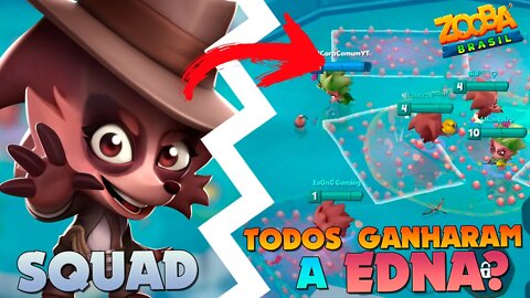 EDNA GRÁTIS PARA TODOS? SQUAD ESPINHOSO! ZOOBA: Jogo de Batalha Animal