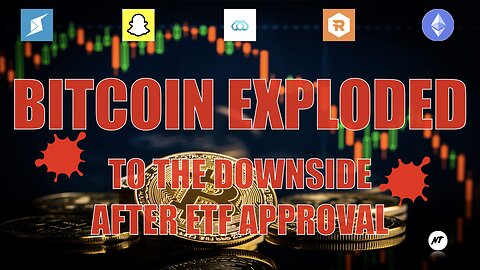 Bitcoin exploded to the downside after ETF approval | NakedTrader