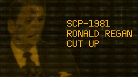 ASMR Reading- SCP 1981- Ronald Regan Cut Up - Computer Noises