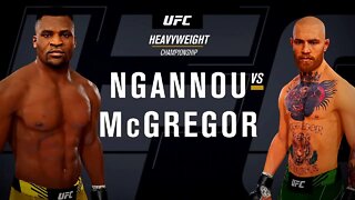 EA Sports UFC 4 Gameplay Conor McGregor vs Francis Ngannou