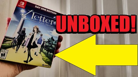 Unboxing ROOT LETTER LAST ANSWER for the Nintendo Switch