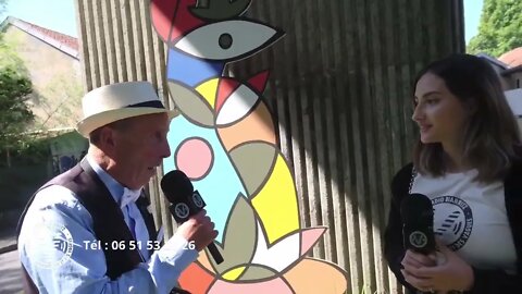 Claude Thetaz, habitant artiste - inauguration de l’œuvre La Géante du Viaduc - [en direct 🔴]