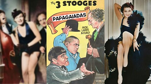 PAPAGAIADAS (1936) Os Três Patetas e Suzanne Kaaren | Comédia | P&B