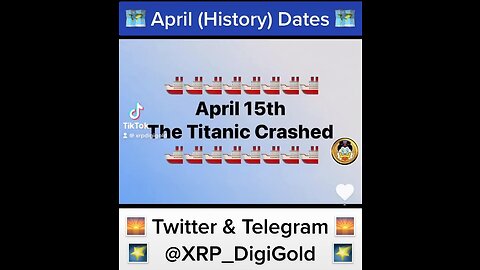 🚢 APRIL DATES (History) 🚢