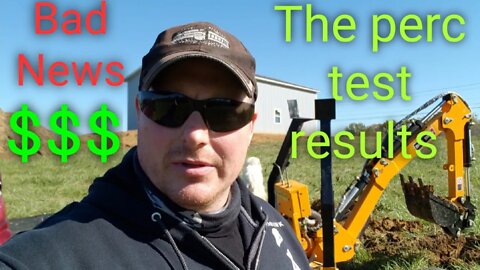 Vlog 9 Bad news from the perc test