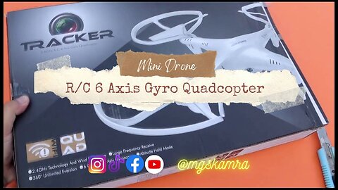 YD91 Quadcopter 6Axis 2.4GHz- Mini Drone