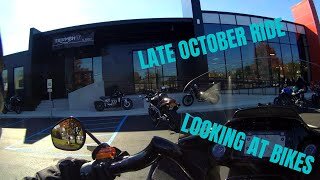 LATE OCTOBER RIDE STOPPING AT BIKE SHOPS