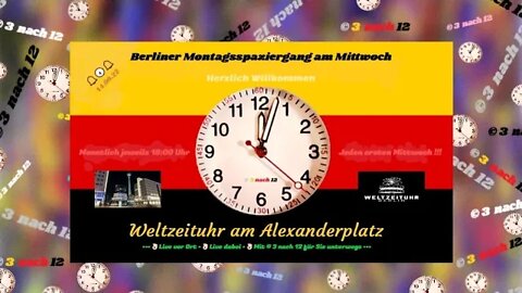 🔔🕢🔔 Der Montagsspaziergang am Mittwoch - Berlin-Alexanderplatz - 14.09.22