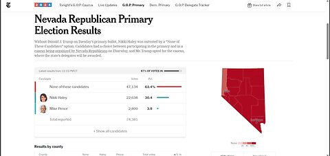 Nevada primary and caucus review