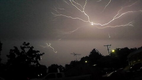 Lightning Strikes In Westminster