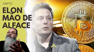 ELON MUSK alfaceia 32 mil BITCOIN, mas cotação NEM SENTE: ACABOU o AMOR? ou FALTA DINHEIRO?