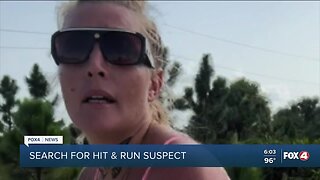 Hit-and-run suspect still on the run