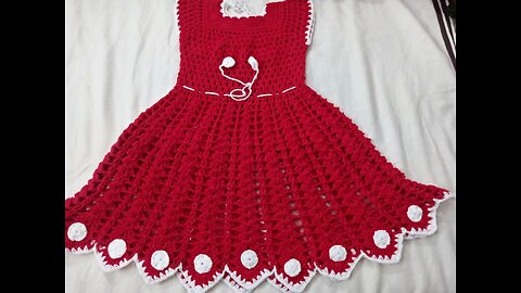 Crochet baby Frock || easy Crochet || Crochet frock