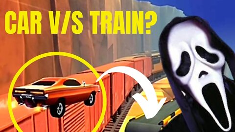 Car VS train | Who will be the winner? | Racing game play video