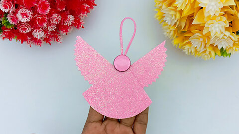 DIY Handmade Angel Making Crafts Idea || Glitter Foam Sheet Craft Ideas