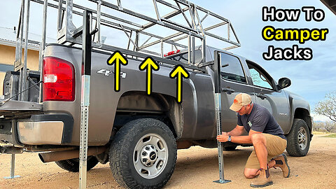 DIY Truck Camper Build - Camper Jacks - Pt 2