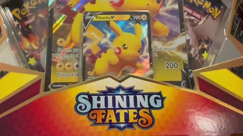 Shining Fates Pikachu V Box | Retail TCG Rip | Good Value?