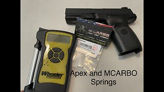 Smith and Wesson Sigma, SD9VE, and SD9 2.0 trigger weight and upgrades! Apex and MCARBO spring kits