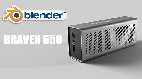Blender: Learn how to create the Braven 650 device