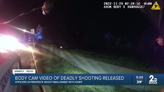 Body-cam footage released of deadly police involved shooting in Frederick last month