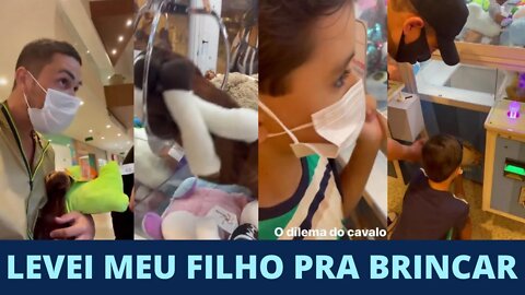 ARTUR FOI AO SHOPPING COM CARLINHOS MAIA E DIOGO PASSEAR