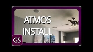 Installing ATMOS Ceiling Speakers And Setup