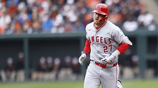 Mike Trout's first home run of 2024