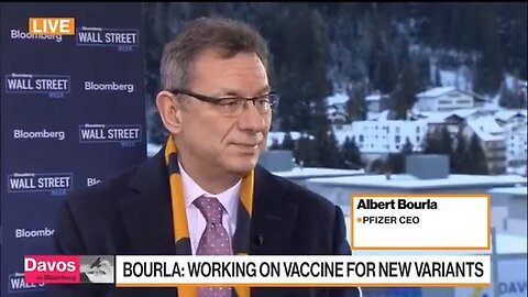 Pfizer CEO Albert Bourla announces the release of a new mRNA flu shot in June-July 2023