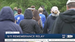 Supporters walk to remember service members