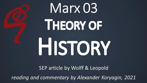 Marx 03: HISTORY, Cohen's Functional Explanation by Wolff & Leopold [SEP]