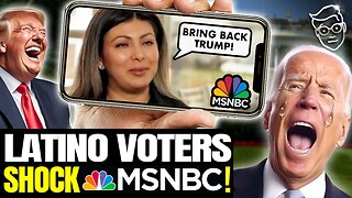 MSNBC in PANIC, Tries To CUT FEED When Latino Voter Says 'VOTE TRUMP! Close the BORDER!' LIVE On-Air