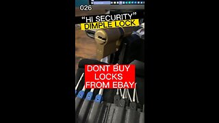 Don’t Buy LOCKS from eBay!