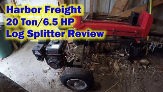 Harbor Freight 20 Ton 6.5HP Log Splitter Long Term Owners Review