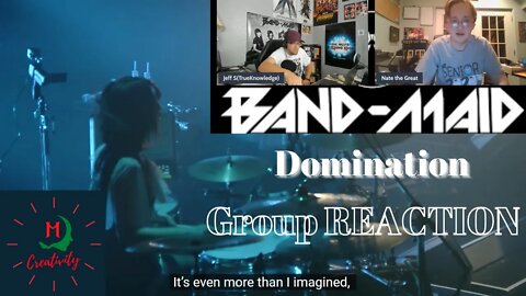 Group REACTION to Band Maid Domination!! New Bleeding Edge Reaction!!