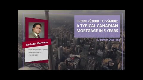 From $300K To $600K: A Typical Canadian Mortgage In 5 Years# || Canada Housing News || GTA Market ||