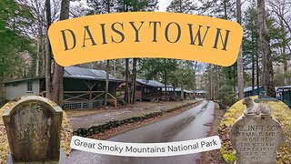 Smoky Mountain National Park - Daisytown at Elkmont and a small cemetery