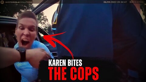Very Wild Karens Attack Police Officers