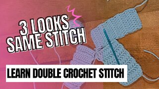 How to Double Crochet