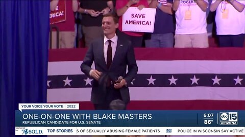 One-on-one with senate candidate Blake Masters