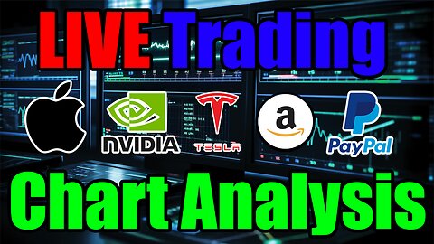 LIVE DAY TRADING - CHART ANALYSIS AND MARKET OPEN
