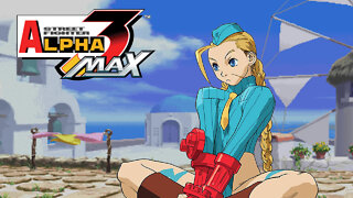 Street Fighter Alpha 3 Max [PSP] - Cammy Gameplay (Expert Mode)