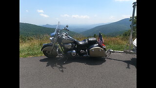 Mountain ride enroute to Creeper Trail Campground