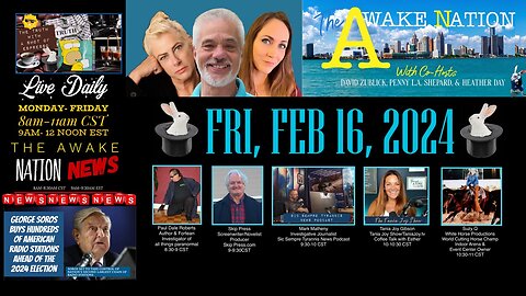 The Awake Nation 02.16.2024 George Soros Buying Up U.S. Radio Stations!