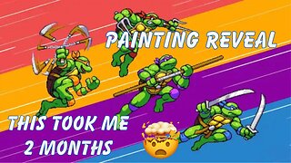 TMNT painting reveal